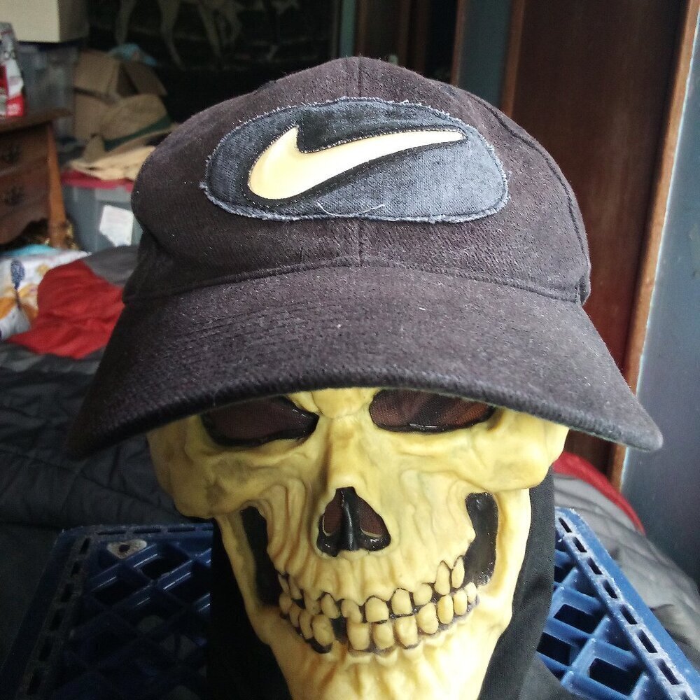 Vintage 90s Nike Air Max Patch Logo Snap Hat Cap